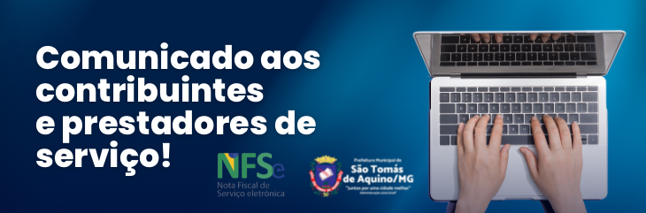 Comunicado contribuinte